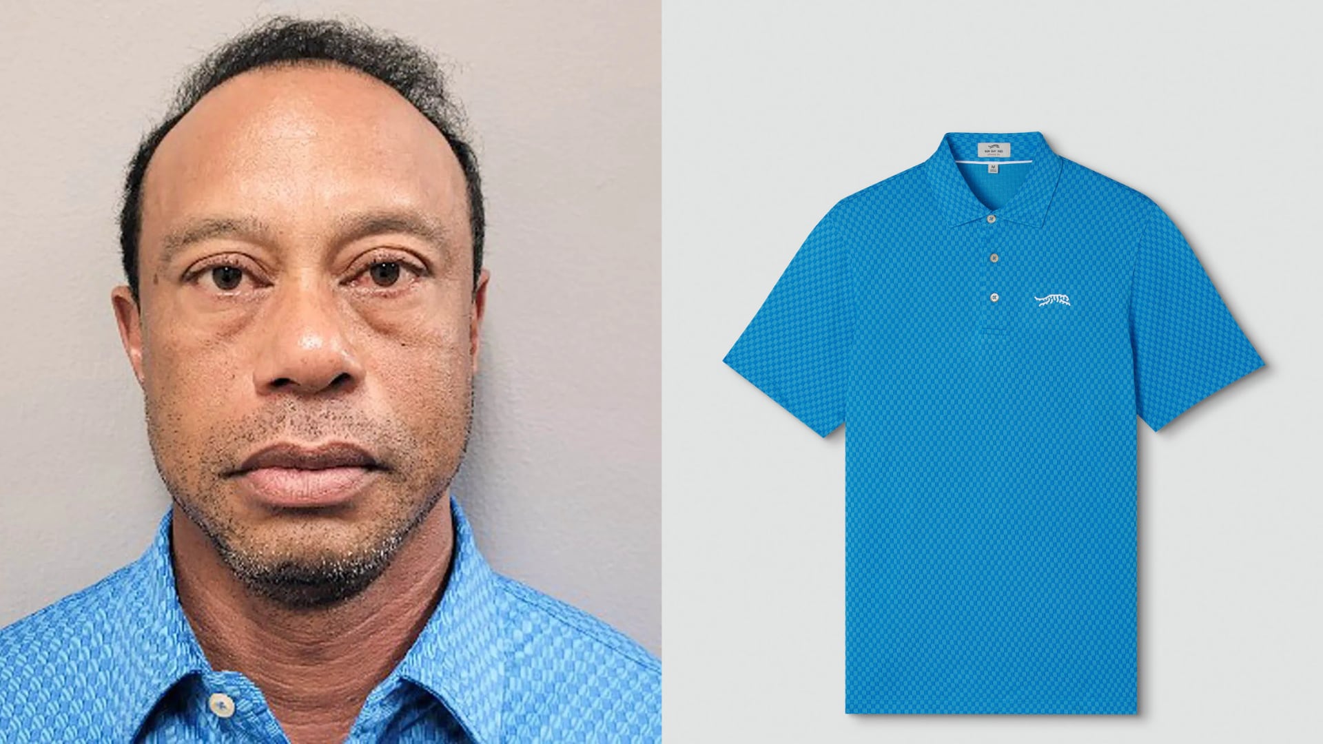 Tiger Woods DUI Cosmic Blue Polo