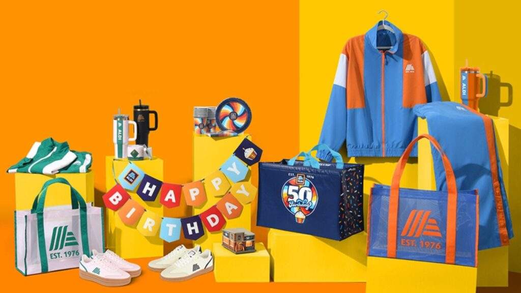 ALDI 50TH ANNIVERSARY Tote Merch reseller