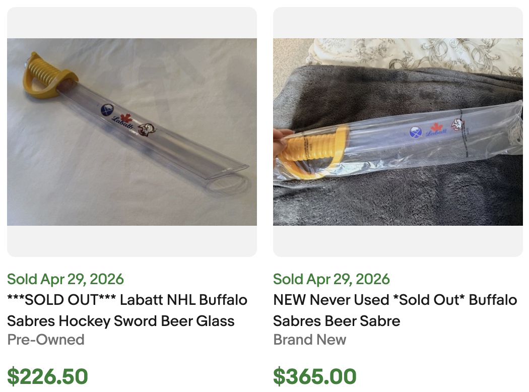 Buffalo Sabre Beer Sabre for Sale