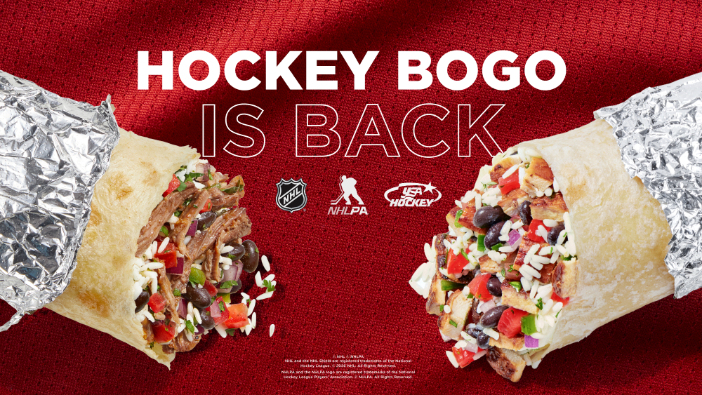 Chipotle Rewards Hockey Jersey BOGO Offer