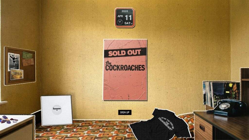 Rolling Stones Cockroaches White Vinyl Reseller