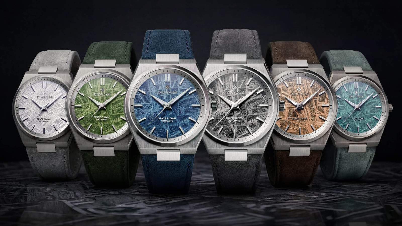 Diatom Terra Meteorite Face Watch Collection