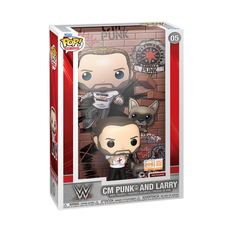 CM Punk and Larry Funko Pop