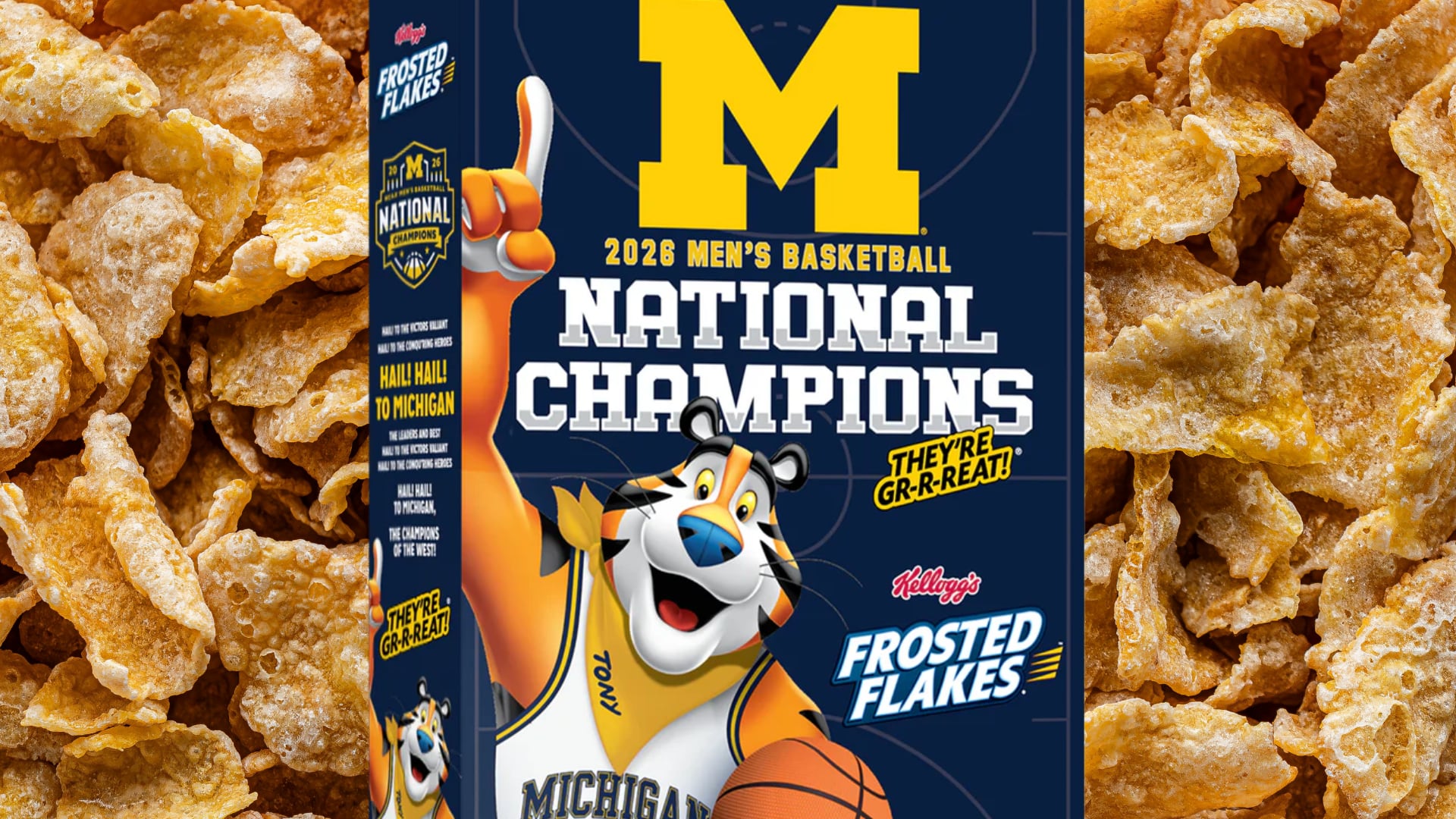 Kelloggs Michigan National Champions Cereal Reseller