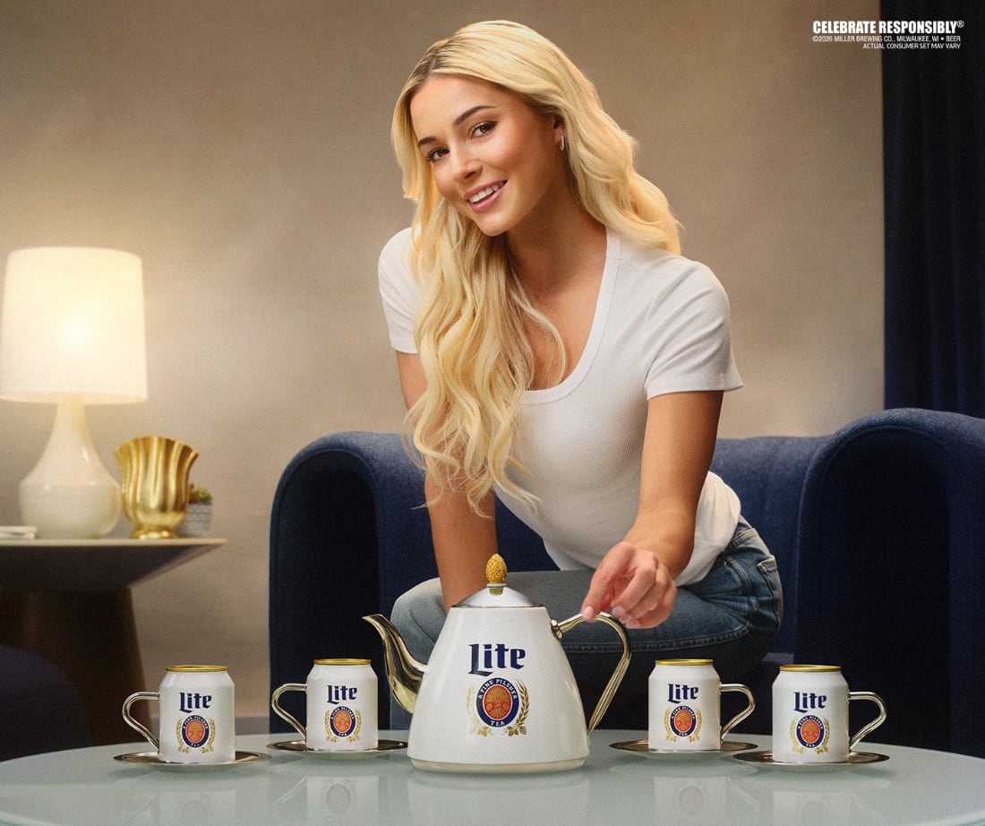 Miller Lite Tea Set Livvy Dunne