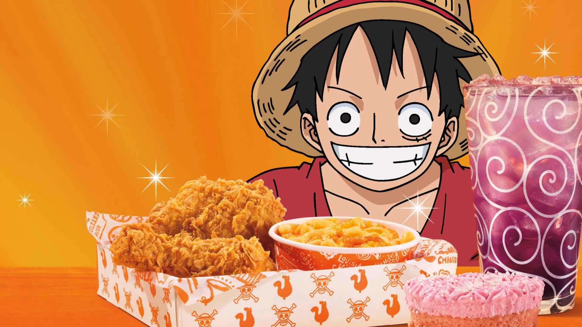 Popeyes One Piece Limited Edition Bento