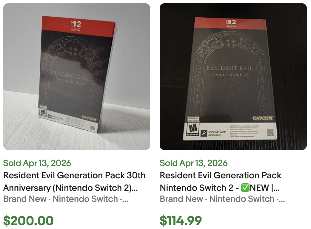 Resident Evil Generation Pack for Sale