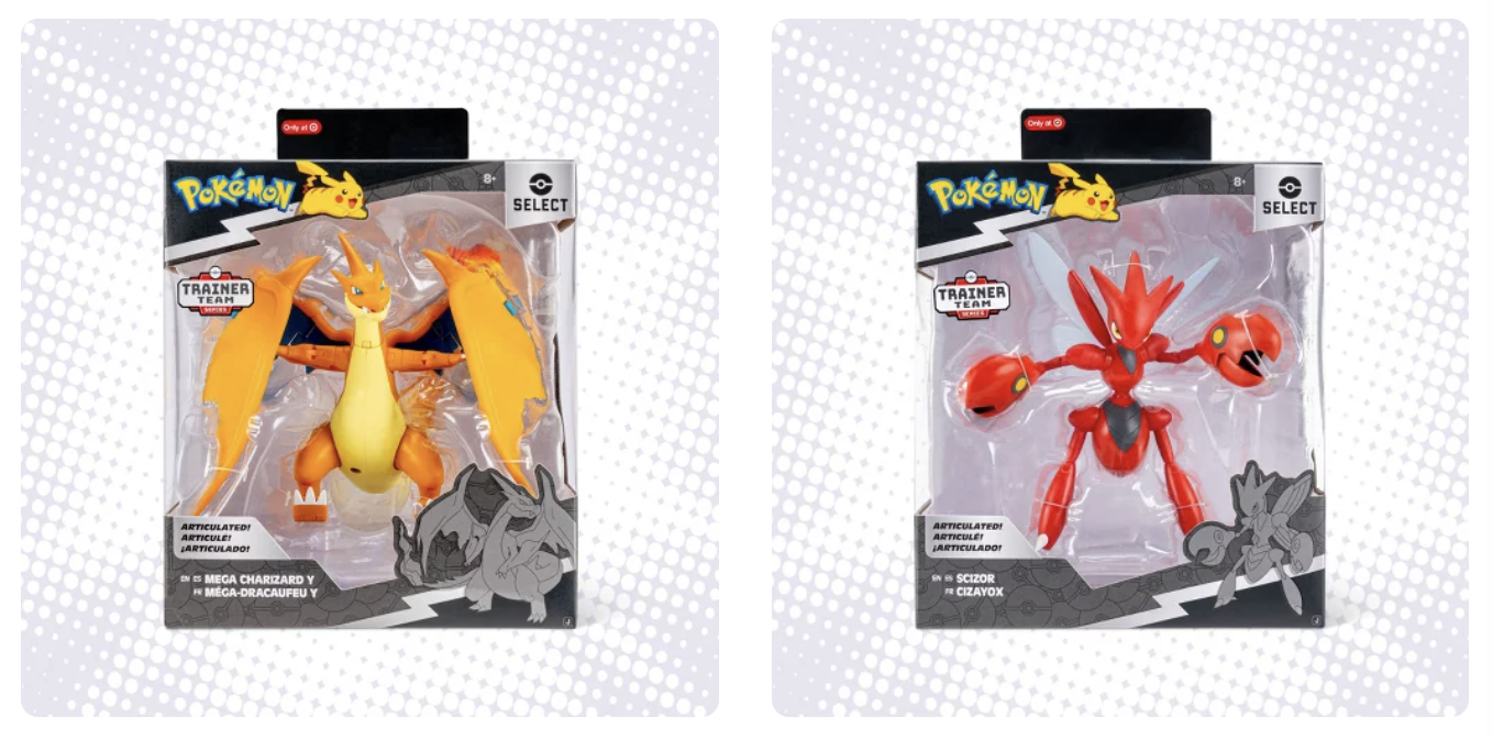 Target Pokemon Action Figure Charizard Scizor