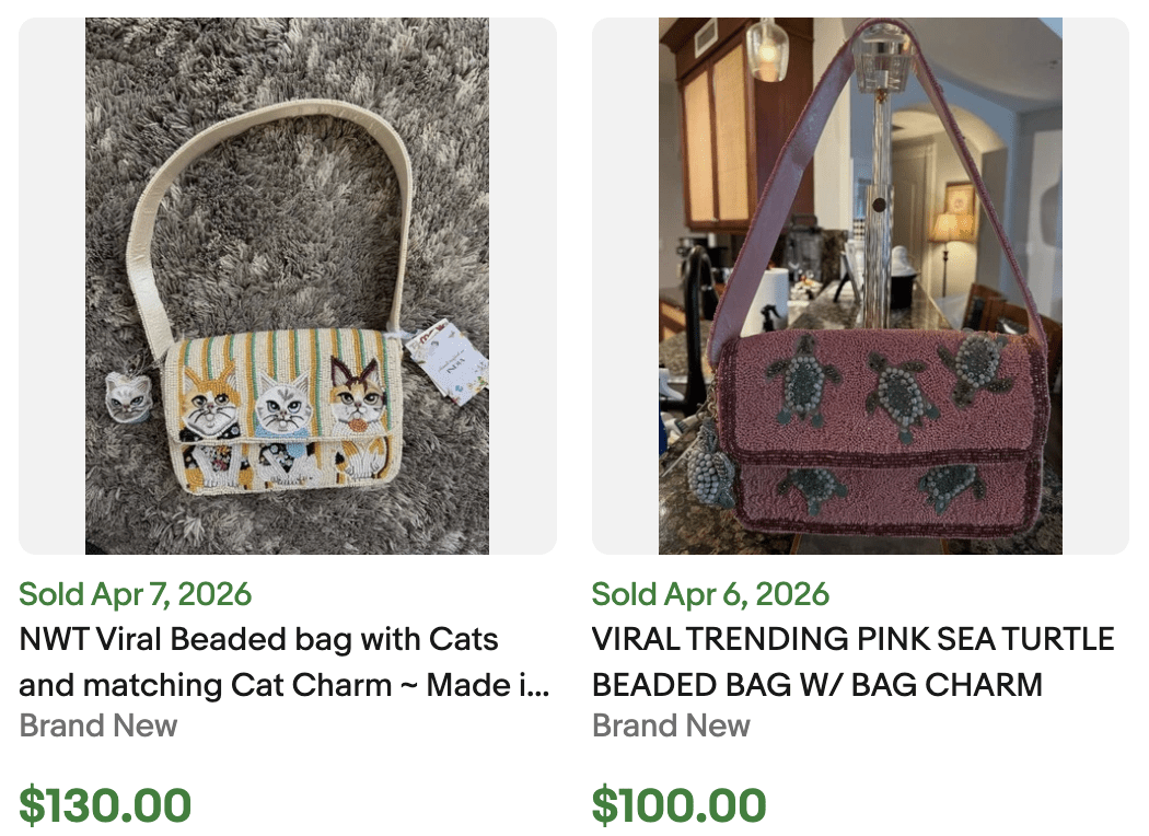 TikTok Viral Beaded Bag for Sale