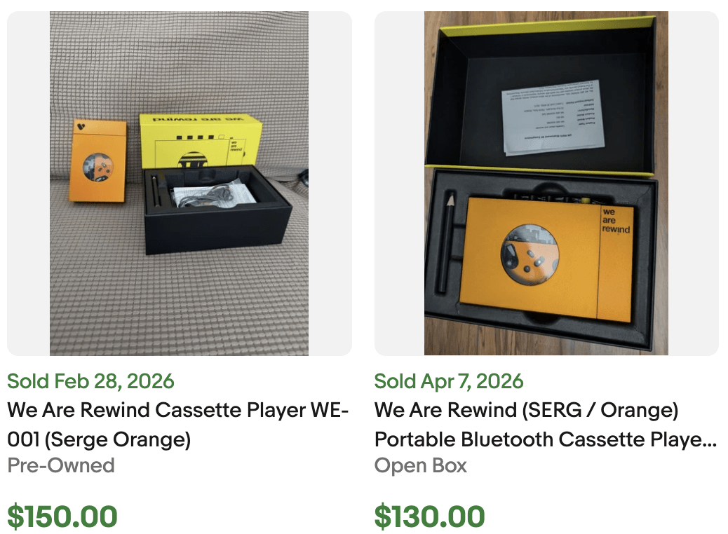 Limited Edition Cassette Player for Sale