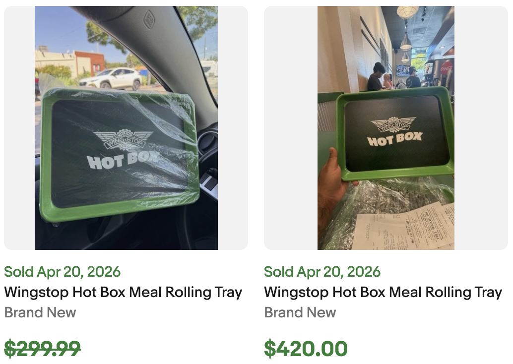 Wingstop 420 Rolling Tray eBay for Sale