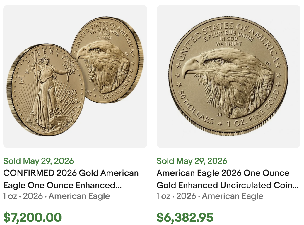 Uncirculated Eagle Gold 250 for Sale