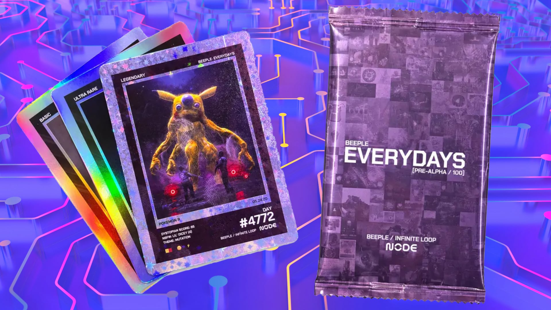 Beeple Trading Cards Node Everydays Reseller