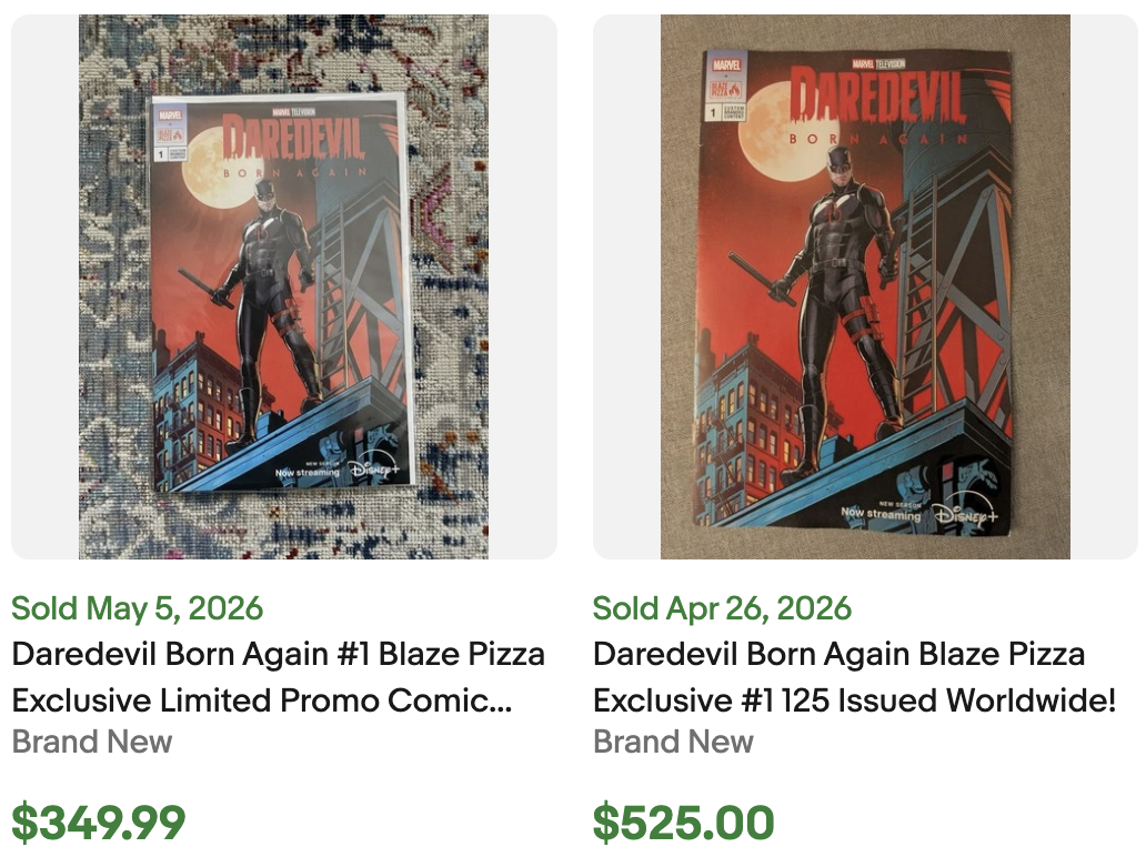 Daredevil Born Again Comic for Sale
