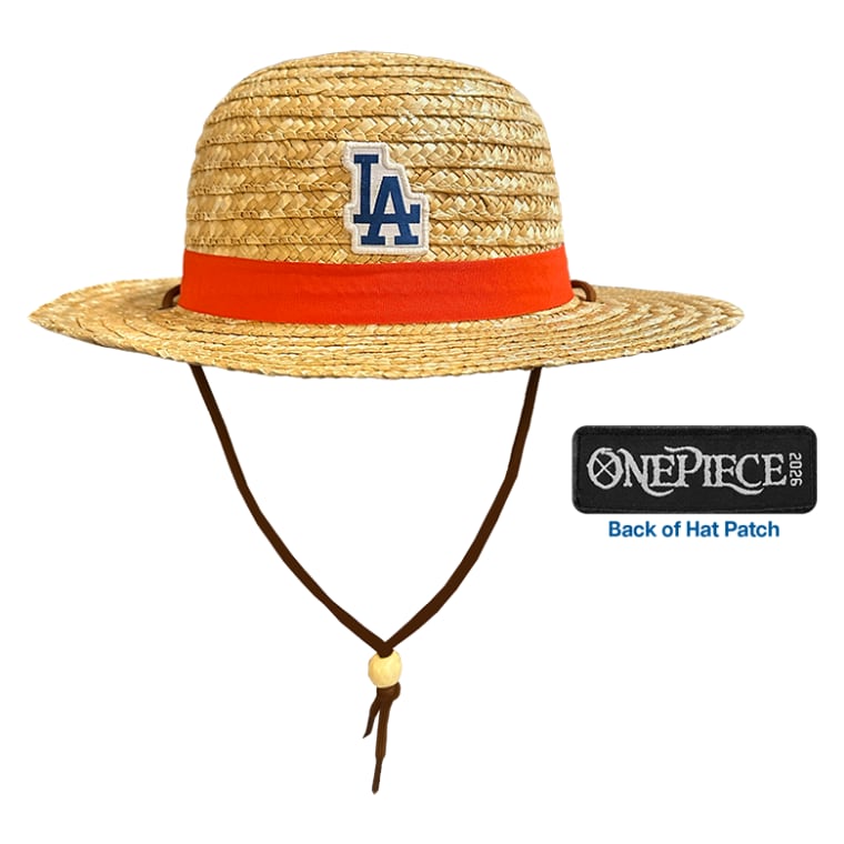 2026 Dodgers One Piece Straw Hat