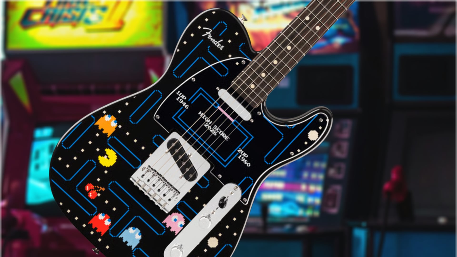 Fender Pac-Man Guitar Telecaster Limited Edition