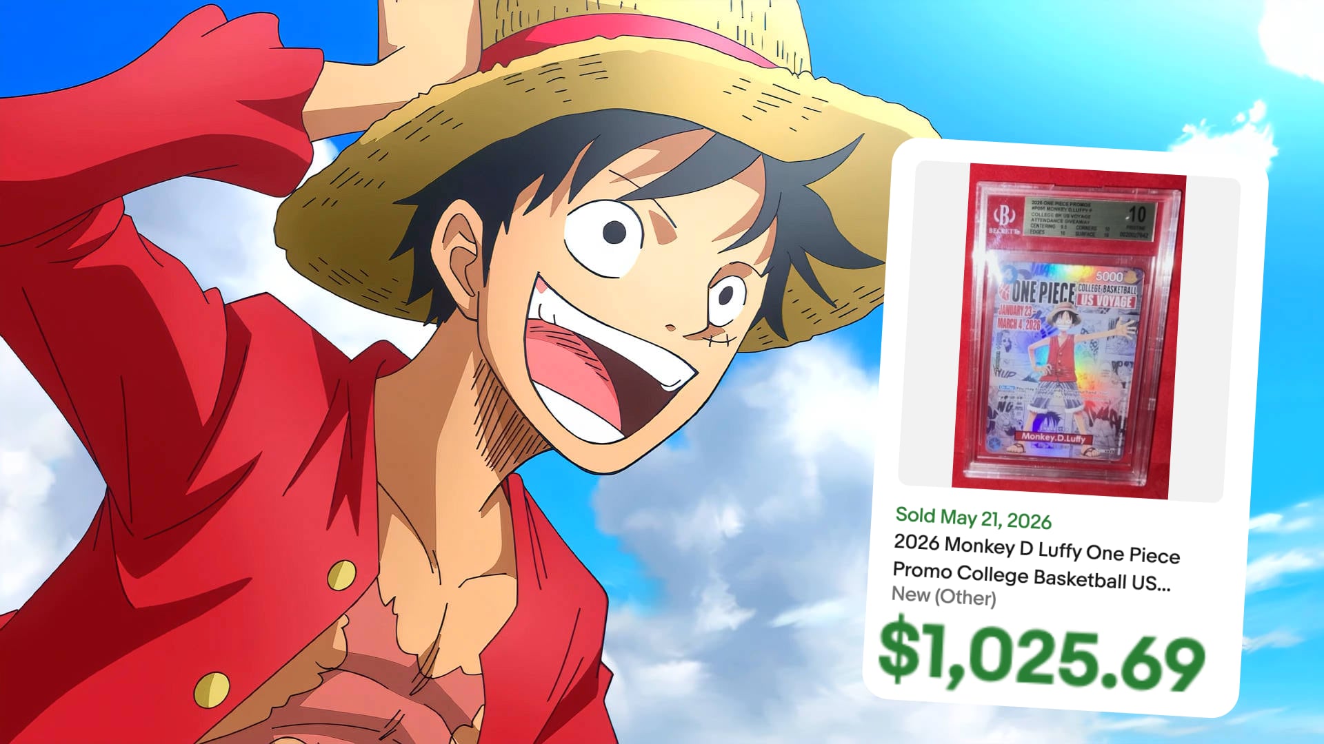 One Piece College Basketball Promo Reseller