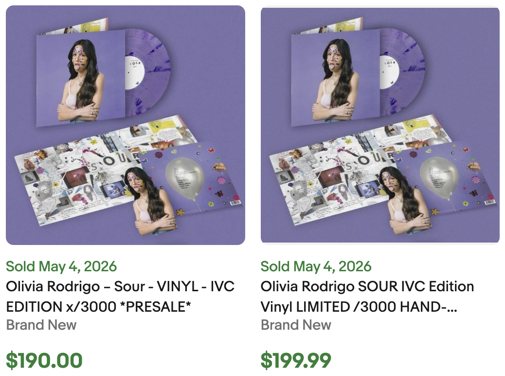 Olivia Rodrigo IVC Vinyl for Sale