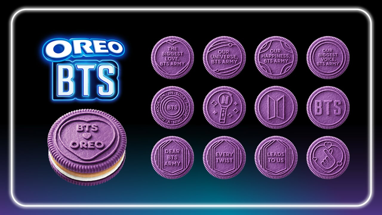 Oreo BTS Cookie Embossment Limited Edition