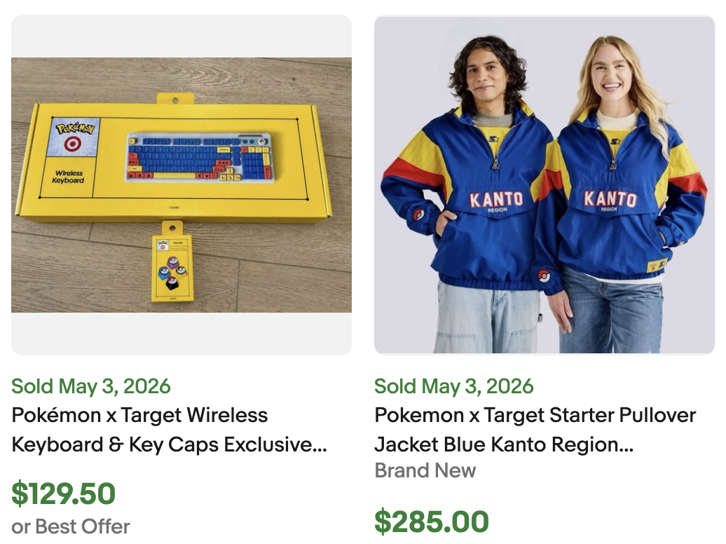 Target Pokemon Keyboard Jacket for Sale