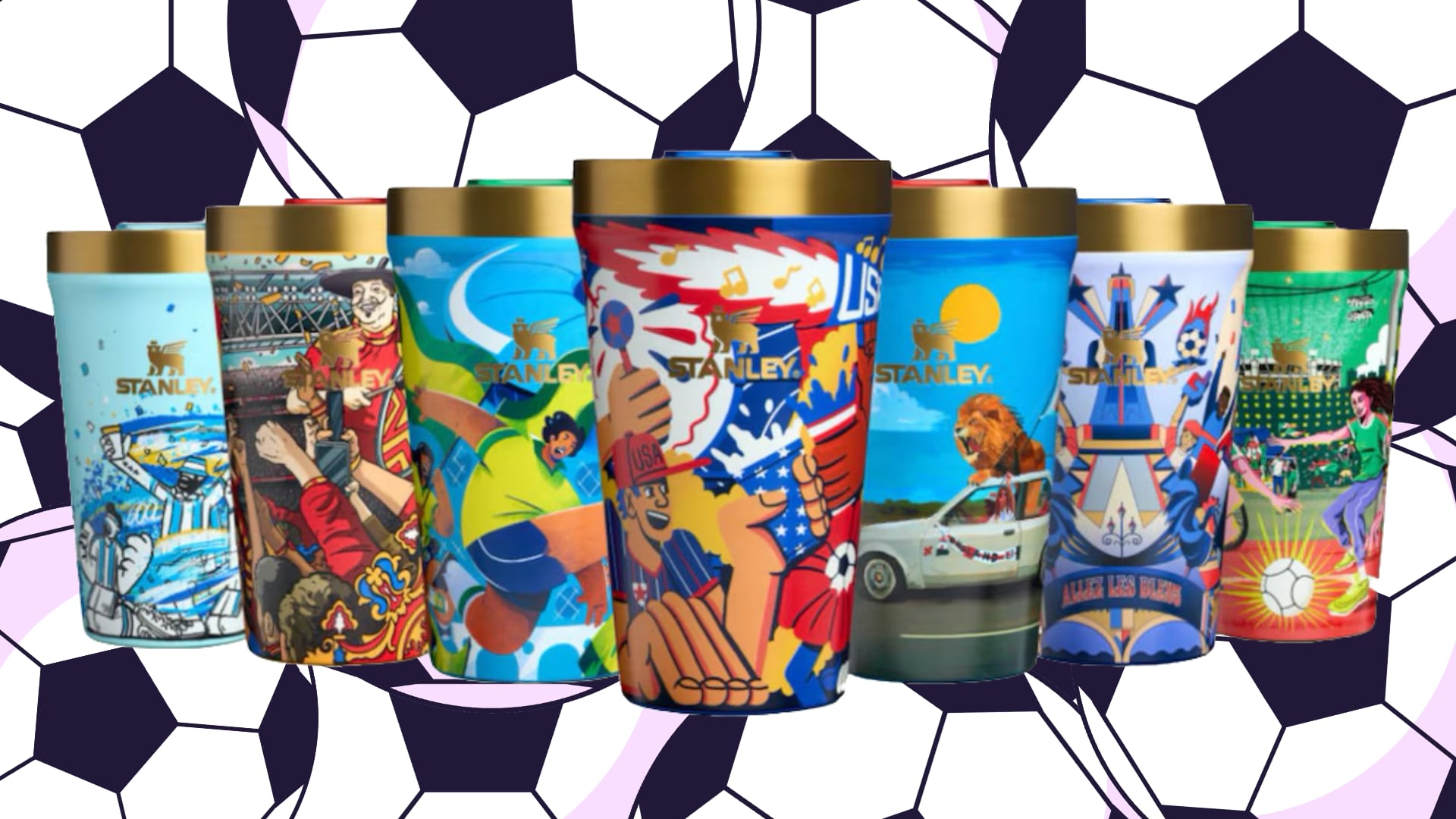 Stanley Futbol Tumbler Collection World Cup