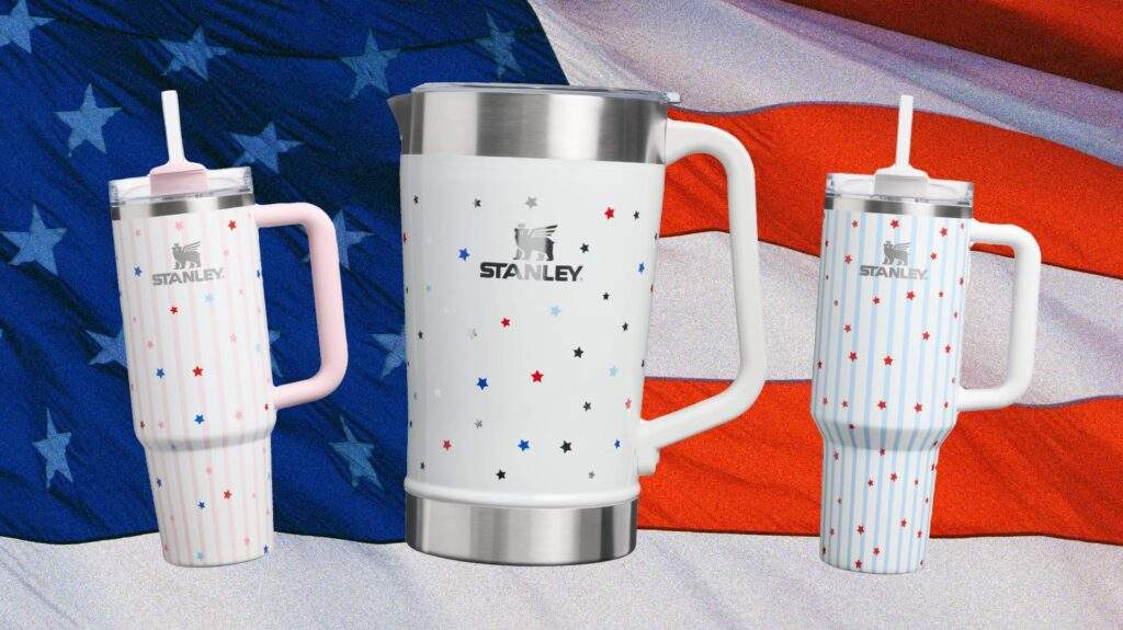 Stanley Patriotic Stars Stripes Target Tumbler