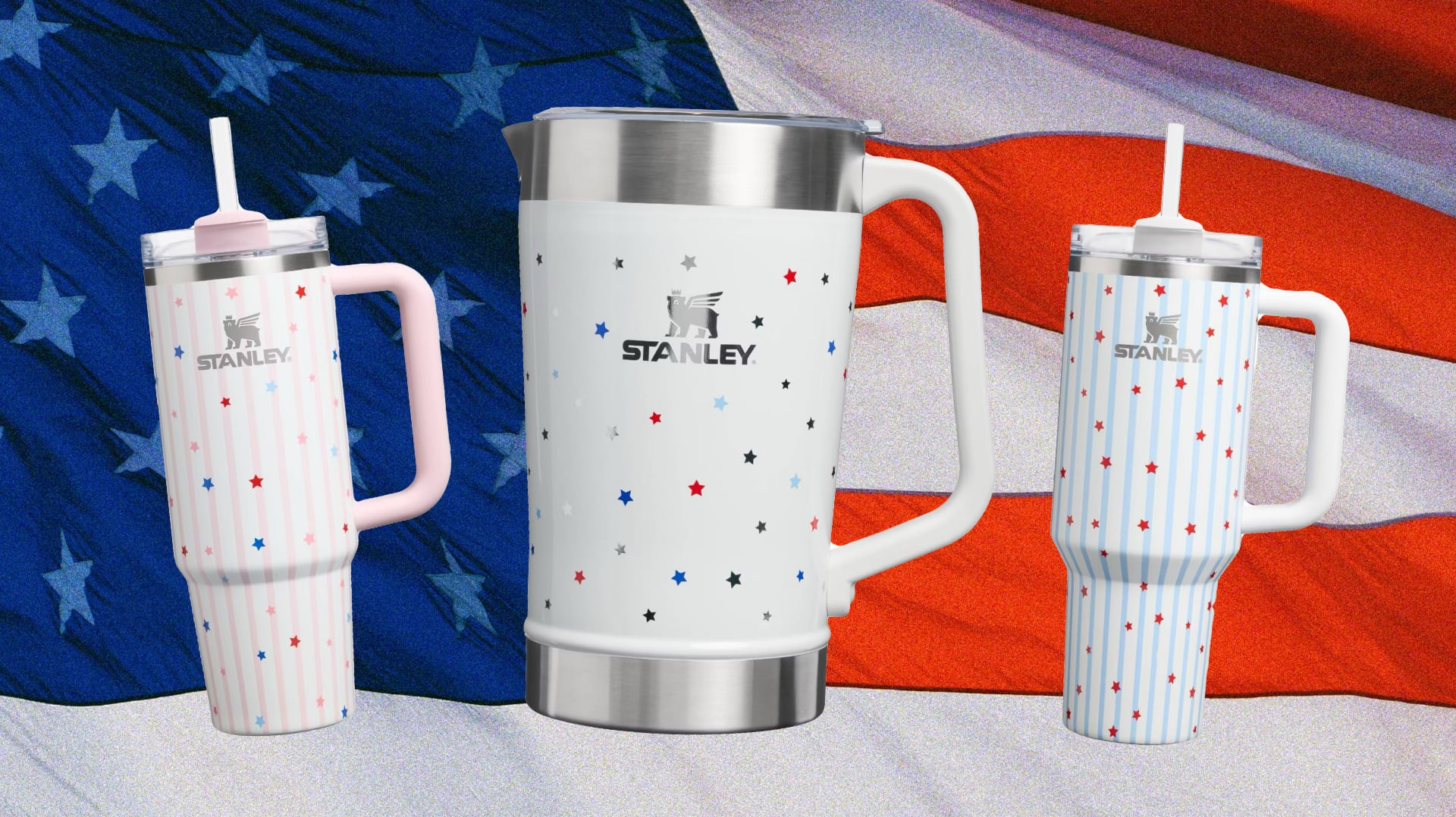 Stanley Patriotic Stars Stripes Target Tumbler