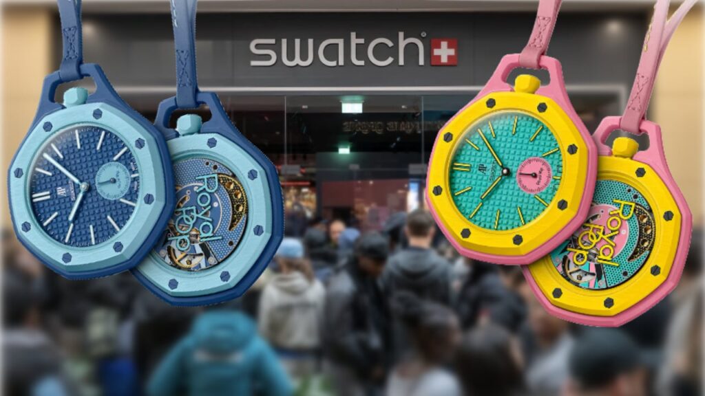 Swatch AP Royal Pop Pocket Watch