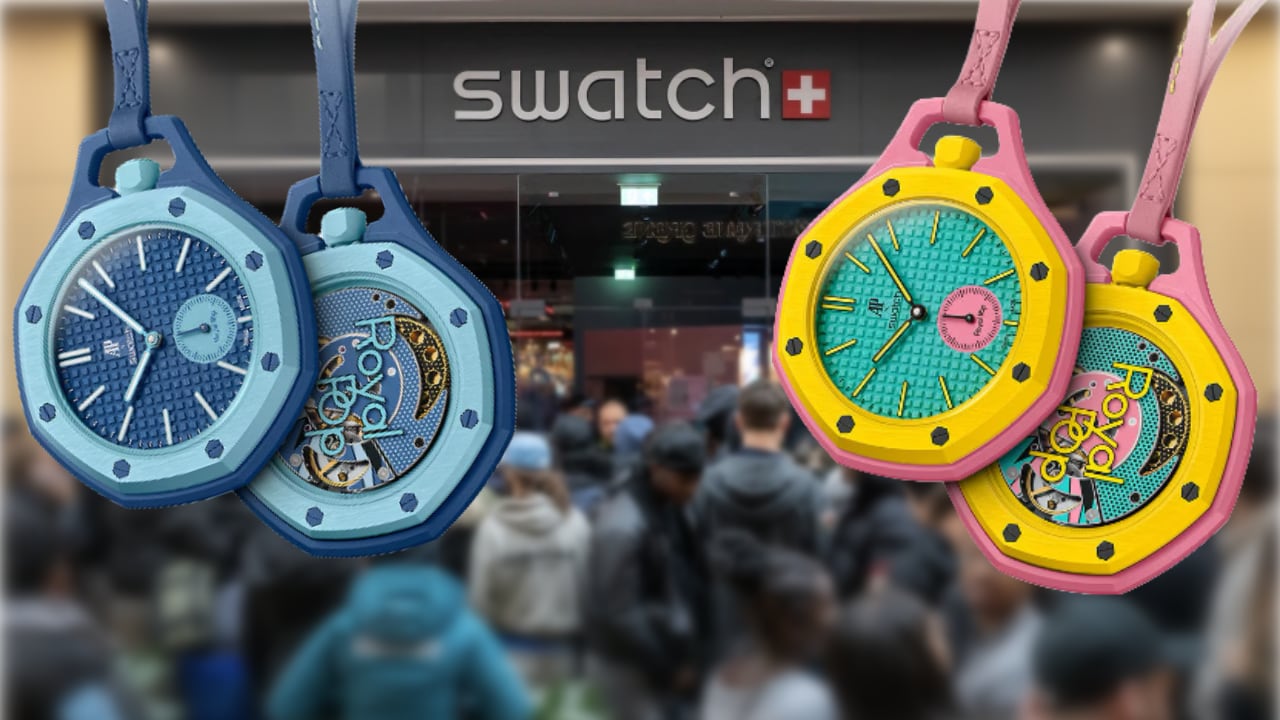 Swatch AP Royal Pop Pocket Watch