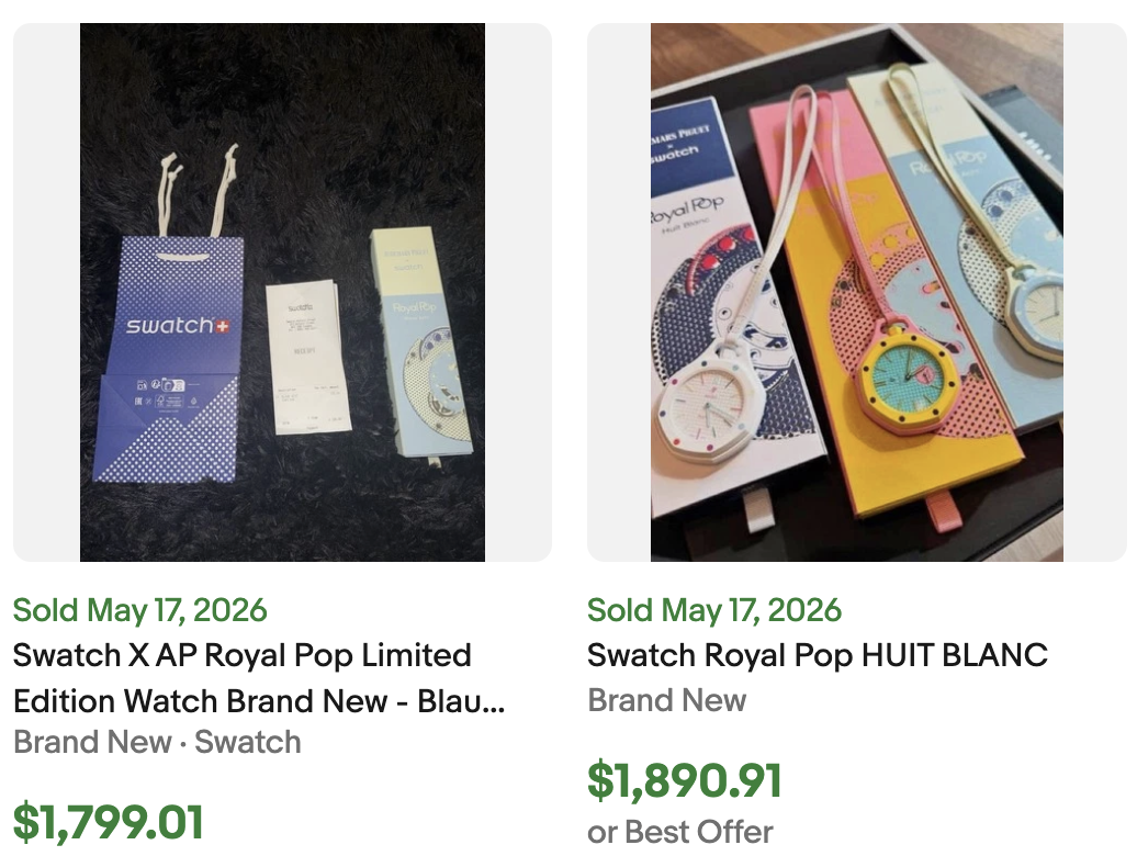 Swatch Royal Pop Watch for Sale