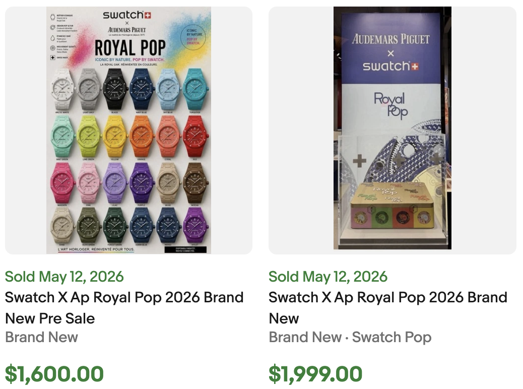 Swatch AP Royal Pop for Sale