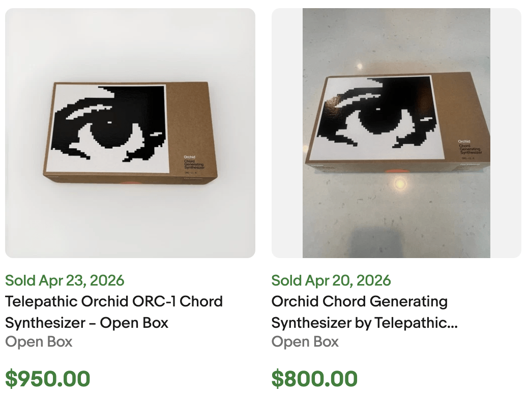Telepathic Instruments Orchid for Sale eBay
