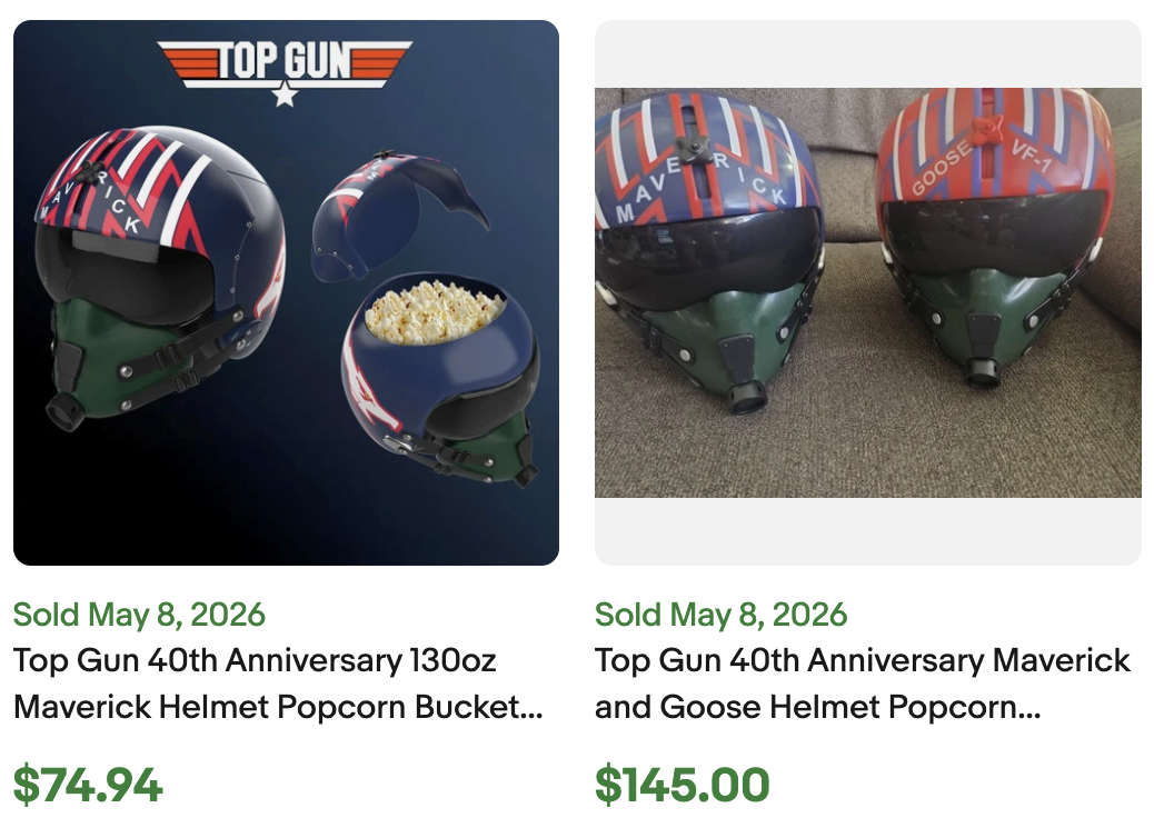 Top Gun Popcorn Bucket for Sale