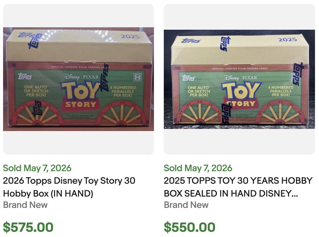 Topps Toy Story Cards for Sale