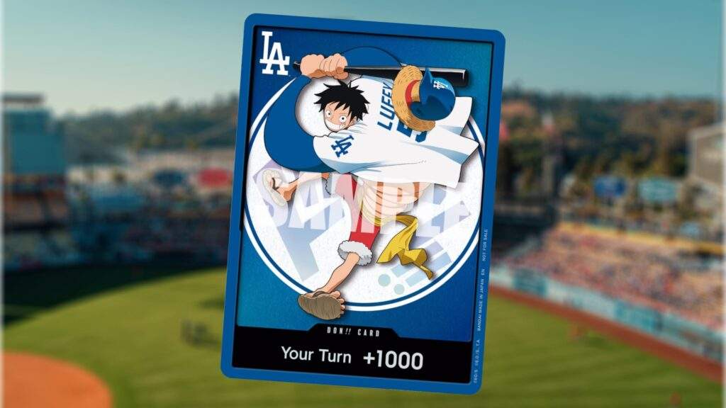 2026 Dodgers One Piece Promo Card Reseller