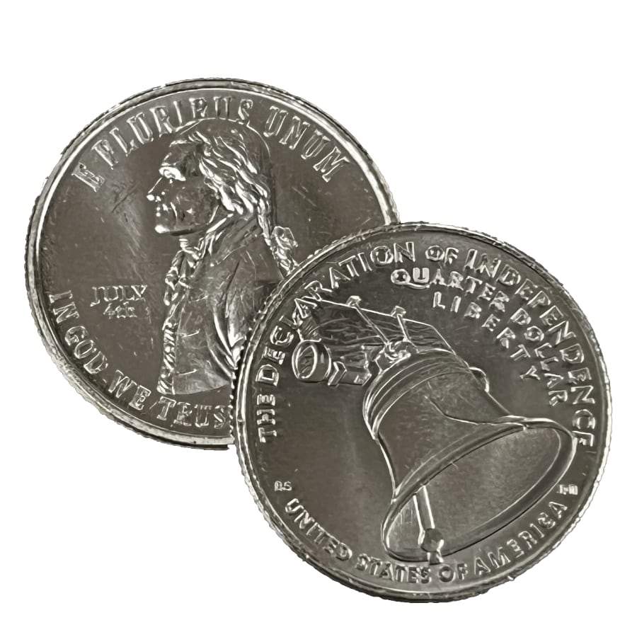 Liberty Bell 250th Semiquincentennial Quarter Design