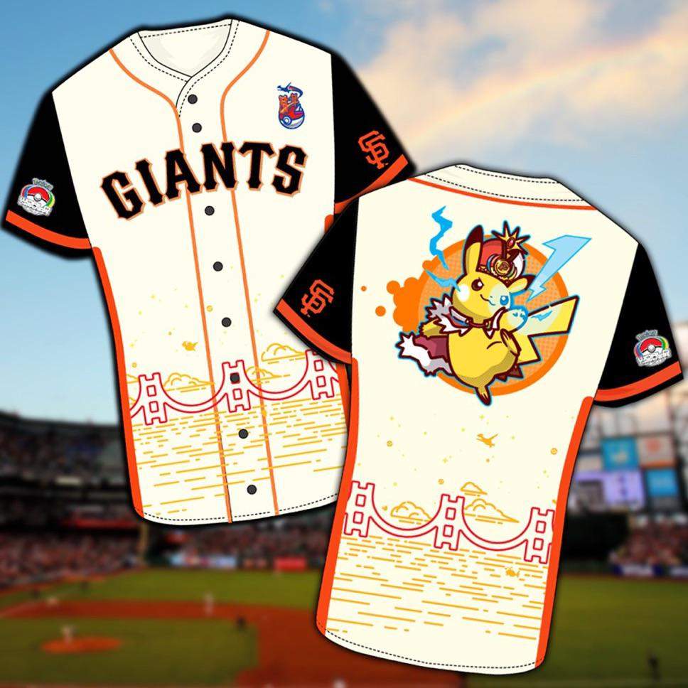San Francisco Giants Pokemon Worlds Jersey