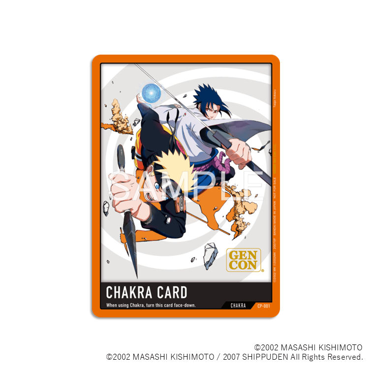 Bandai Naruto TCG Promo Card Chakra