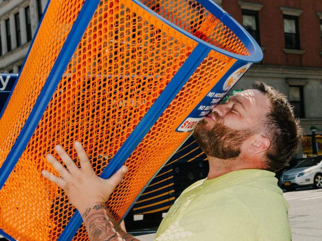 NYC Sanitation Knicks Trash Can Parade Theft