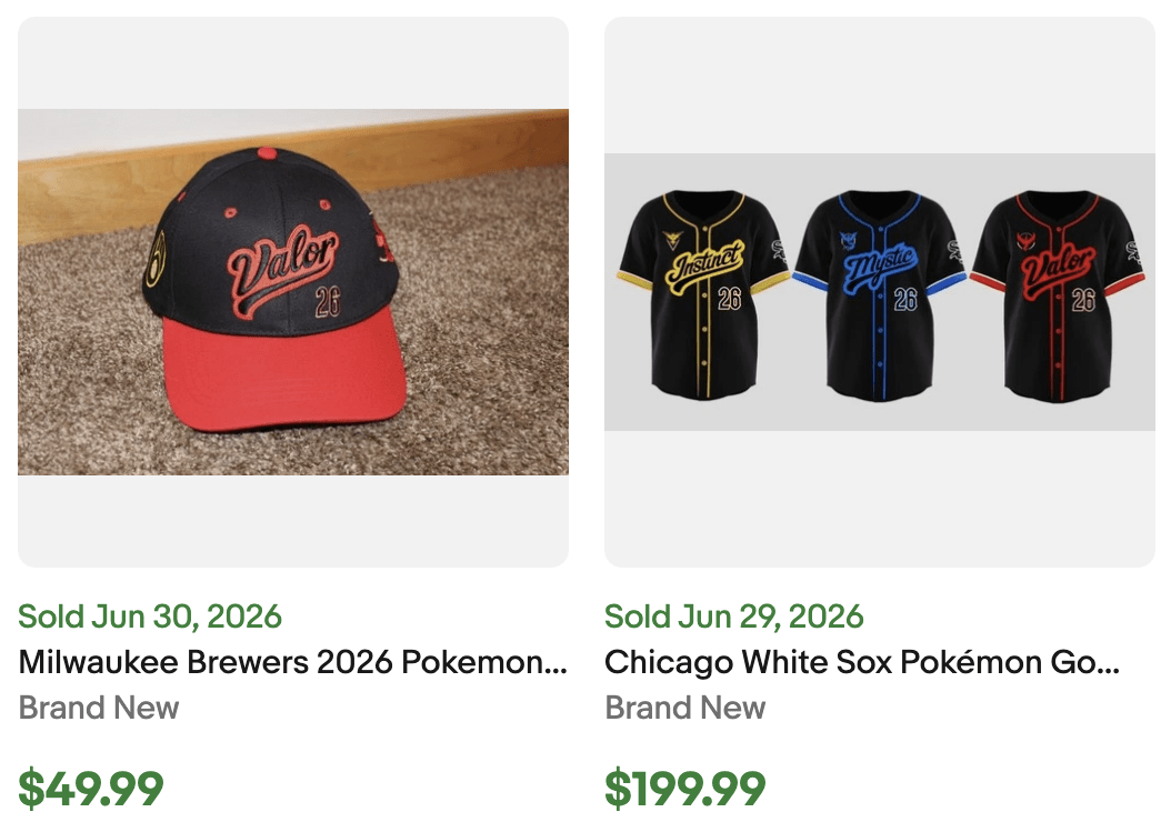 Pokemon GO Baseball Jersey for Sale