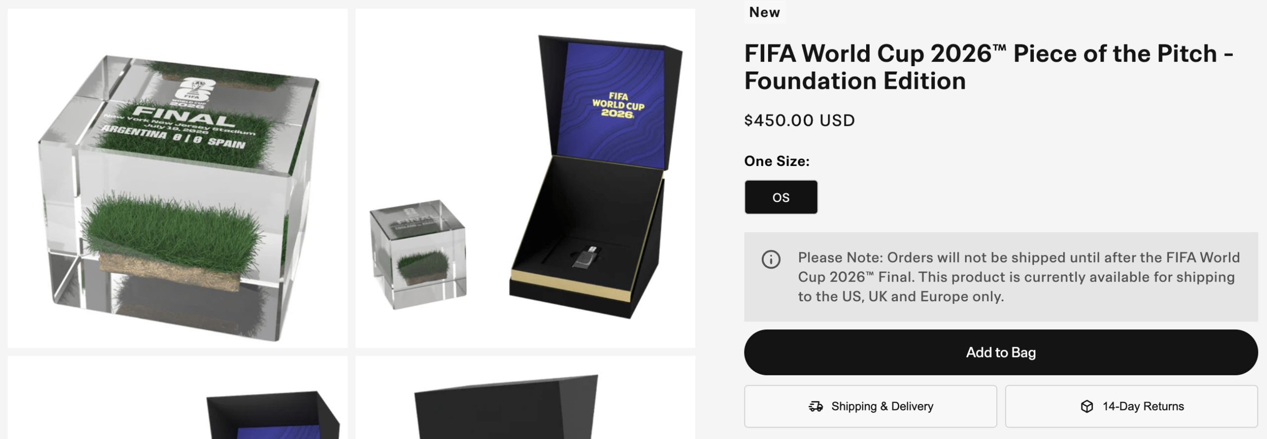 World Cup Piece of the Pitch