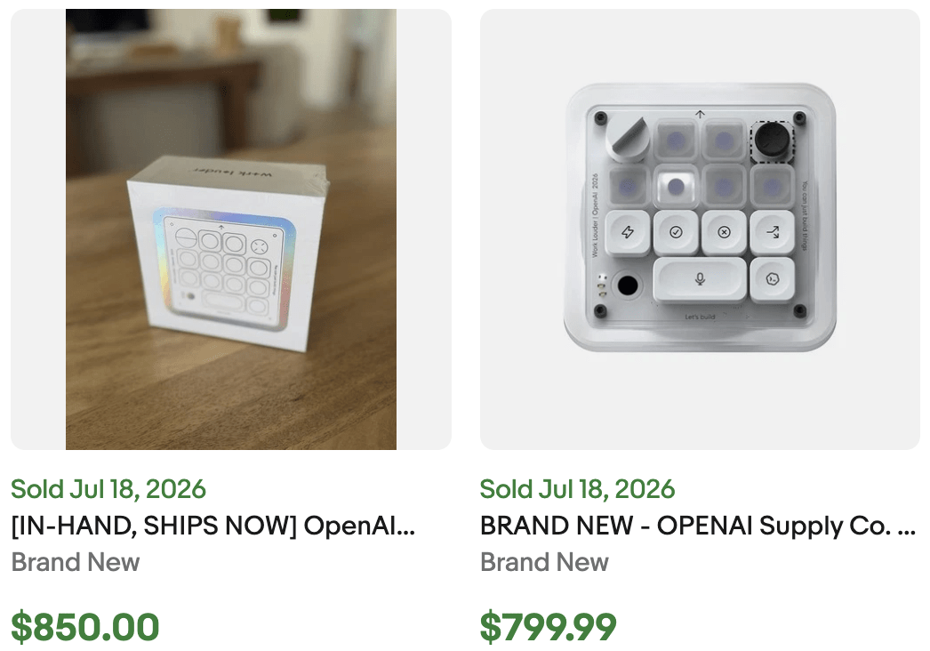 OpenAI Codex Micro Keyboard for Sale