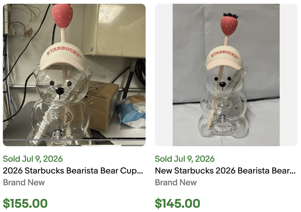 Starbucks Pink Bearista Cup for Sale