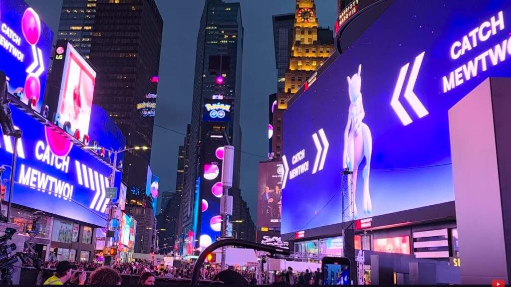 Pokemon Go Times Square Mewtwo Reseller