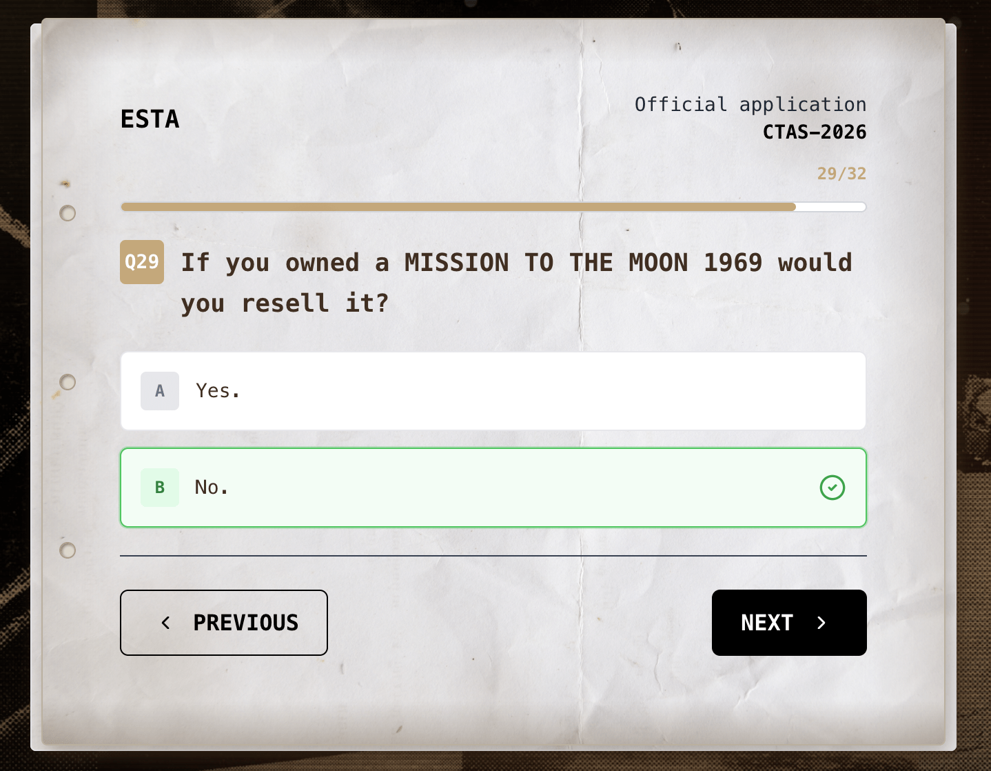 MoonSwatch 1969 ESTA Reseller Scalper Question