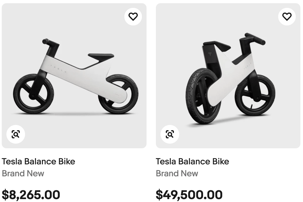 Tesla Balance Bike Kids for Sale