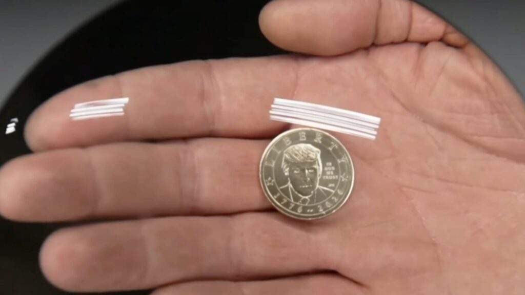 Donald Trump Dollar Coin Bessent Circulating