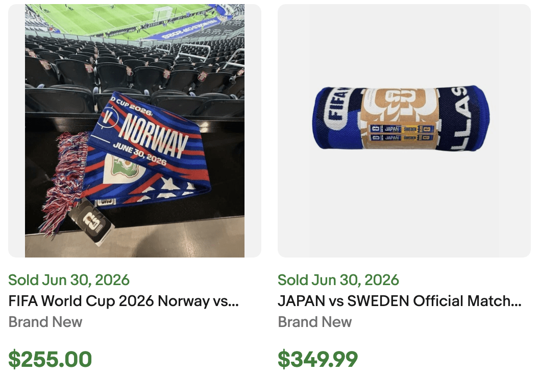 World Cup Match Day Scarf for Sale