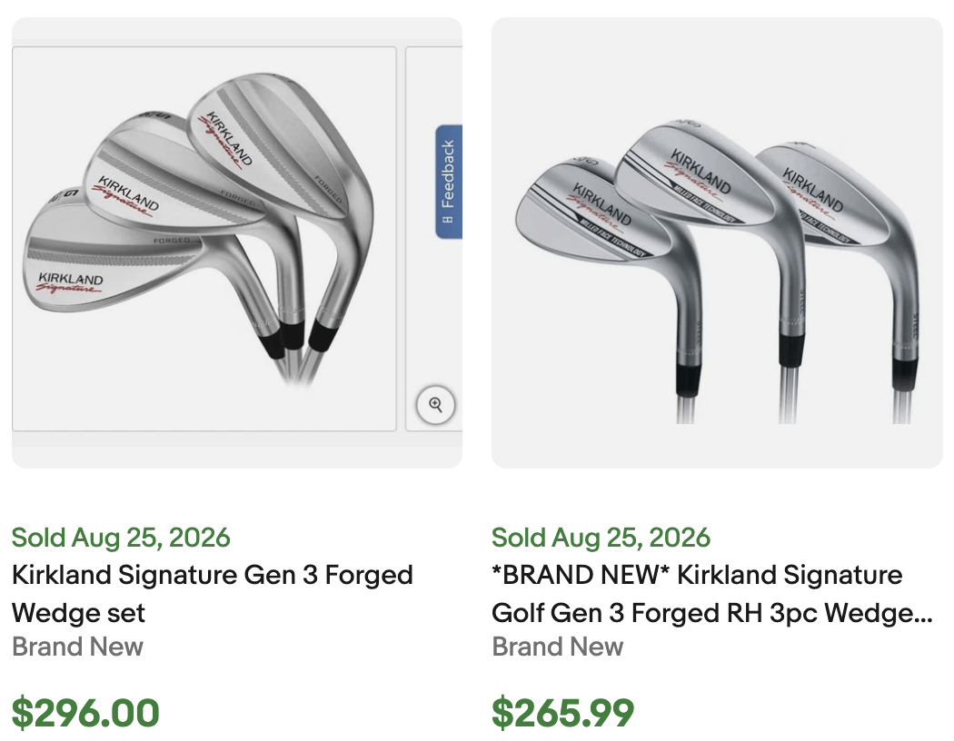 Costco Kirkland Signature Wedge for Sale
