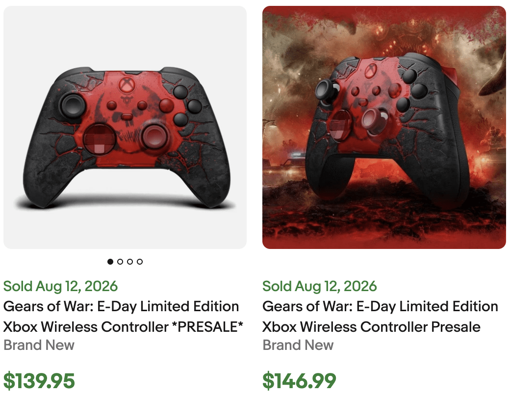 Gears War E-Day Controller for Sale